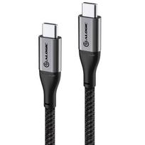 USB kabelis Alogic Ultra Typ C -C USB 2.0 5 A 480Mbps 30 cm Pilka (ULCC2030-SGR)