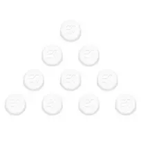 Ek Water Blocks „Ek Vanduo Blocks“ EK „Vanduo Blocks“ EK-Quantum sukimo momento kamščio dangteliai, 10 vnt. pakuotė, balti