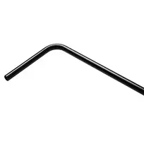Barrow Karučio varinis kieto vamzdžio laikiklis, 14/12 mm, 90 laipsnių kampu, Ø 630 mm, Juodas