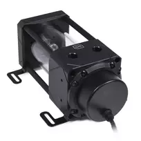 Alphacool „Aurora D5“ 150 mm ledų puodelis, įskaitant Alphacool VPP „Apex D5“ – acetalį/stiklą