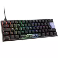 Klaviatūra Ducky Ducky One 2 Pro Mini Klaviatūra žaidimams, RGB LED - Gateron Geltona
