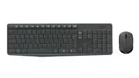 Logitech MK235 Belaidė Klaviatūra ir pelė - Pilkas-FRA-2.4GHZ-CENTRAL