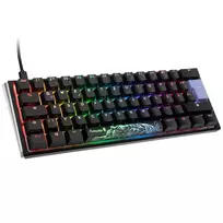 Klaviatūra Ducky Ducky One 3 Classic Juodas/Baltas Mini Klaviatūra žaidimams, RGB LED - MX-Clear