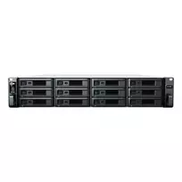 „Synology“ 12 lizdų talpos išplėtimo įrenginiai, 12 x 3,5 colio, su karštuoju keitimu | RX1223RP | 2 | 100 V–240 V kintamoji srovė | Juodas