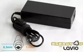 Optinio kompiuterio maitinimo šaltinis Energy4U PA09 15V / 5A (6.3x3.0mm) 75W, nešiojamasis maitinimo šaltinis Toshiba