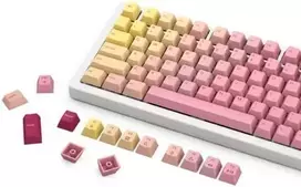 Klaviatūra Glorious GPBT Keycaps – Rožinė Grapefruit – Forge