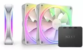 Korpusų Ventiliatorius - NZXT F-Series 120mm RGB 500 RPM 28-32 dB Triple Baltas