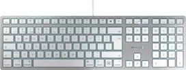 Cherry KC 6000 C FOR MAC Klaviatūra - CORDED Sidabrinis UK-ENGLISH