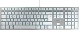 Cherry KC 6000 C FOR MAC Klaviatūra - CORDED Sidabrinis PAN-NORDIC