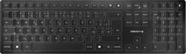 Klaviatūra Cherry XERRY KW 9100 SLIM RF belaidė + BluetoOth Juodas