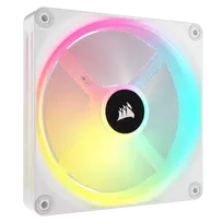 CORSAIR iCUE LINK QX140 RGB Baltas 140 mm magnetinio kupolo ventiliatorius, vienas
