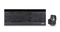 Klaviatūra ir pelė Rapoo RAPOO komplektas Klaviatūra ir pelė 9900M multi-mode bezdrátowy ultra-slim CZ/SK juoda