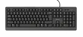 Klaviatūra Trust PRIMO, membraninė, USB, CZ/SK