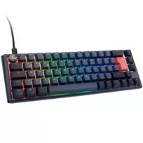 Mėlyna Ducky One 3 Cosmic Mėlyna SF Klaviatūra žaidimams, RGB LED - MX-Raudona