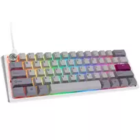 Ducky One 3 Mist Pilkas Mini žaidimų klaviatūra, RGB LED – MX-Brown US išdėstymas