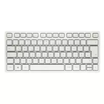 Cherry klaviatūra KW 7100 Mini [DE] balta/pieno spalvos BT