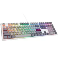 Ducky One 3 Mist Pilkas žaidimų klaviatūra, RGB LED – MX-Mėlyna US išdėstymas