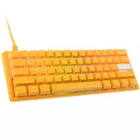 Ducky One 3 Geltona Mini žaidimų klaviatūra, RGB LED – MX-Juodas US išdėstymas
