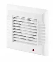 AWENTA A-Matic Awenta WM100T vonios ventiliatorius fi100mm 95m3/h 16W 230V su laikmačiu ir automatine užraktu, balta