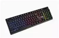 Klaviatūra C-Tech C-TECH klaviatūra gaming półmechaniczna Iris (GKB-08), casual gaming, CZ/SK, tęczowe pašvietimas, USB