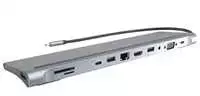 PremiumCord MST USB-C viso dydžio prijungimo stotis, tinkanti nešiojamam kompiuteriui