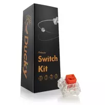 Klaviatūra Ducky Kailh Box Raudona Switches, mechaniniai, 3-Pin, linear, MX-Stem, 45g – 110 vnt