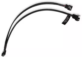 Alphacool Y-Splitter 4-pin to 2x 4-pin PWM 30cm – juodas