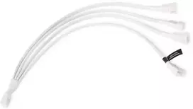 Alphacool Y-Splitter 4-pin to 4x 4-pin PWM 30cm – baltas