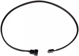 Alphacool fan cable 4-pin to 4-pin extension 60cm – juodas