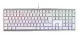 Klaviatūra Cherry MX 3.0S RGB klaviatūra USB QWERTZ niemiecki Baltas