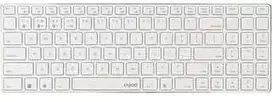 RAPOO klaviatūra E9100M, bezdrátová, Ultra-slim, CZ/SK, bílá