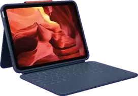 Klaviatūra Logitech „RUGGED COMBO4 IPAD CLASSIC“ Mėlynas - VOKIEČIŲ N/A N/A EMEA-914 KB EDU BIRMINIAI SKIRTI