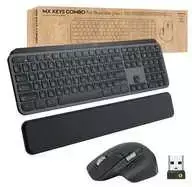 Klaviatūra Logitech MX KEYS COMBO verslui GEN/2 - GRAPHITE - FRA - CENTRAL