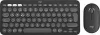 Klaviatūra ir pelė Kit Logitech Pebble 2 Combo TONAL Graphite
