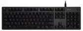 Klaviatūra Logitech G G512 anglies pluošto, GX rudas, laidinis, USB, membraninis, QWERTY, RGB LED, anglies pluošto