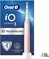 Oral-B iO Series 3s elektrinis dantų šepetėlis, rožinės spalvos