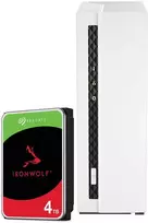 Serveris QNAP TS-133 4TB Seagate IronWolf NAS rinkinys NAS su 1x 4TB Seagate IronWolf 3,5 colio SATA kietuoju disku