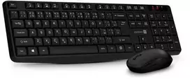 Klaviatūra ir pelė Connect IT CONNECT IT Rinkinys Klaviatūra ir pelė OfficeBase Belaidis rinkinys belaidė juoda