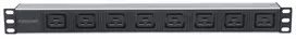 Power strip rack 1U 110V-250V/16A C19 socke