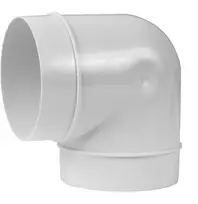 Ventiliacijos alkūnė EUROPLAST AL150-90, D150 90°