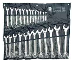 VOREL COMBINATION WRENCHES SET 25pcs. (6-32mm) CASE / SATIN 51715