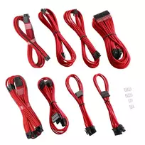 CableMod RT-Series PRO ModMesh 12VHPWR Dual Cable Kit for ASUS/Seasonic – raudonos spalvos