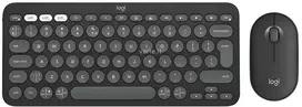 Klaviatūra ir pelė Logitech Pebble 2 Combo for Mac, grafito spalvos, Nordic išdėstymas