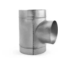 Ventiliatorius Ortakių trišakis Alnor TPC-100-100, be tarpinės, 90°