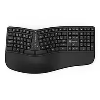 Powerton ERGO LANA ergonominė klaviatūra su laidine (USB) CZ/SK, pele