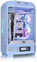THERMALTAKE The Tower 300 Micro-Tower Micro-ATX korpuso peržiūros langas mėlynas