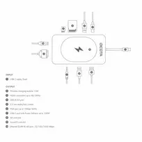 Dicota USB-C 10-in-1 prijungimo stotis 8K HDMI PD 100W