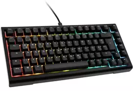 Mėlyna Ducky Tinker 75 Klaviatūra žaidimams, RGB, juodas - MX-Mėlyna
