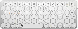 Klaviatūra Keysonic KeySonic KSK-5020BT-S (DE) Wireless MINI Aliuminio sidabrinė/w