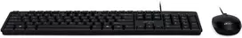 Klaviatūra ACER COMBO 100 su laidu KB AKW900 + su laidu Pelė AMW920 Juodas NORDIC RETAIL PACK